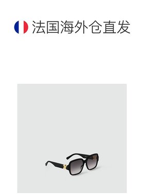 自营1h可退 欧洲直邮LV路易威登 女士黑色醋酸纤维太阳镜正品舒适