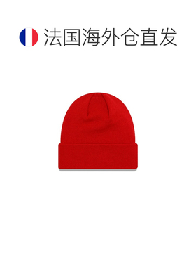 自营欧洲直邮New Era 男女通用红色针织帽