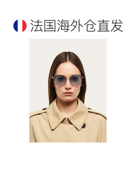 自营欧洲直邮Ferragamo菲拉格慕 女士金属长方形太阳镜