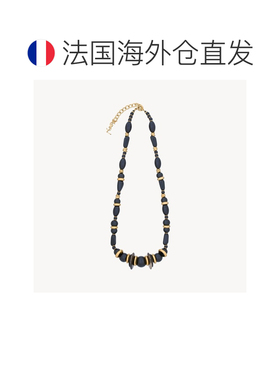 自营欧洲直邮YSL圣罗兰 女士灰色/黑色/金色黑玛瑙可调节弹簧扣大