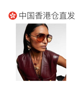 1h可退 香港直邮Chloe 蔻依 女士 飞行员太阳眼镜 metal金属色 舒