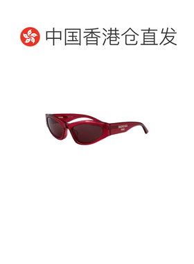 香港直邮BALENCIAGA 女士眼镜 BB0387S003 SS2026 红色 全框太阳