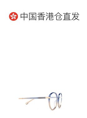 1h可退 香港直邮Chloe 蔻依 女士 透明圆框眼镜 CH0033O blue蓝色