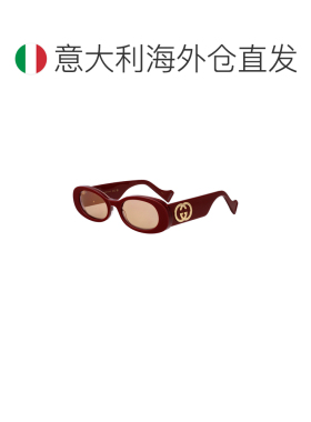 1h可退 欧洲直邮GUCCI 女士太阳镜 GG0517S009 AW2025 红色 GG051