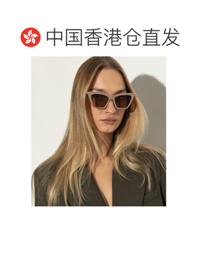 1h可退 香港直邮ALEXANDER MCQUEEN 25FW 几何框太阳镜 Women