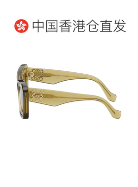 1h可退 香港直邮LOEWE 罗意威 男士 绿色 Anagram 太阳镜 LW40145
