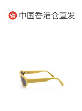 1h可退 香港直邮Marni 玛尼 女士 Eyewear 橢圓形鏡框太陽眼鏡 OU