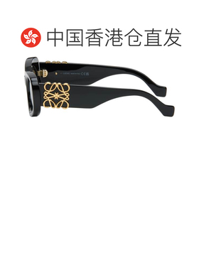 1h可退 香港直邮LOEWE 罗意威 男士 黑色 Beveled Oval Maxi Anag