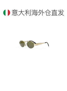 1h可退 欧洲直邮CELINE 女士眼镜 CL40235U30N CO 绿色 METAL TRI