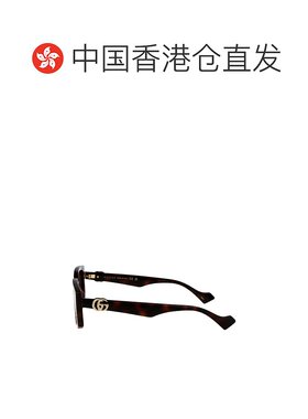 1h可退 香港直邮Gucci 古驰 女士 徽标太阳镜 GG1534S brown棕色