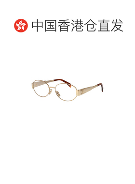 1h可退 香港直邮CELINE 女士眼镜 CL50140U030 AW2025 白色 徽标