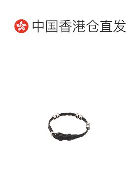 1h可退 香港直邮Valentino 华伦天奴 女士 V 徽标标志皮革手链 6W
