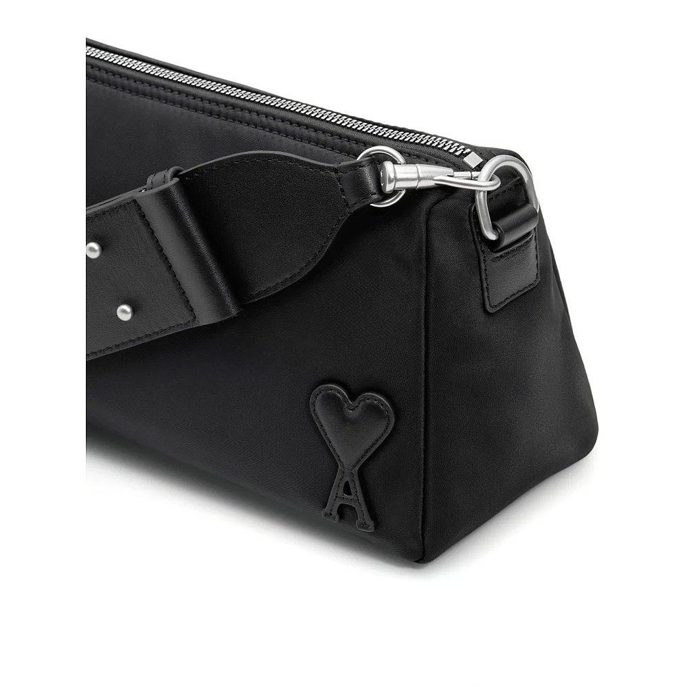 1h可退 香港直邮Ami Paris 女士 尼龙帆布迷你包包 ULL707AW0001,淘宝优惠券,粉丝福利购,淘宝优惠卷