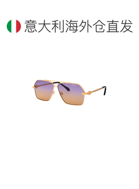 香港直邮VERSACE 女士太阳镜 0VE22841002EL AW2025 金色 0VE2284