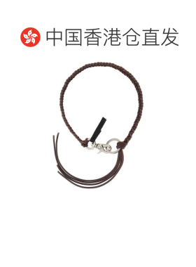 1h可退 香港直邮Our Legacy 男士 Ladon 巧克力色皮革项链 A2268L