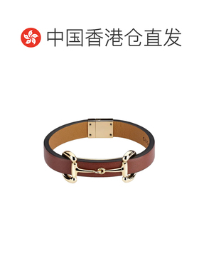 香港直邮Gucci 古驰 女士 NEUTRALS 裸色皮革手链 874621IAAG8