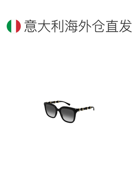 1h可退 欧洲直邮GUCCI 女士眼镜 GG2058S001 CO 黑色 GG2058S配饰