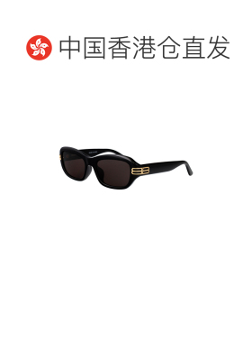 1h可退 香港直邮BALENCIAGA 女士眼镜 BB0471SK001 SS2026 黑色 B