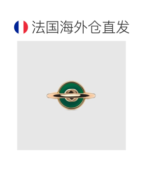 自营欧洲直邮Gucci古驰女士18k玫瑰金18k 互扣戒指
