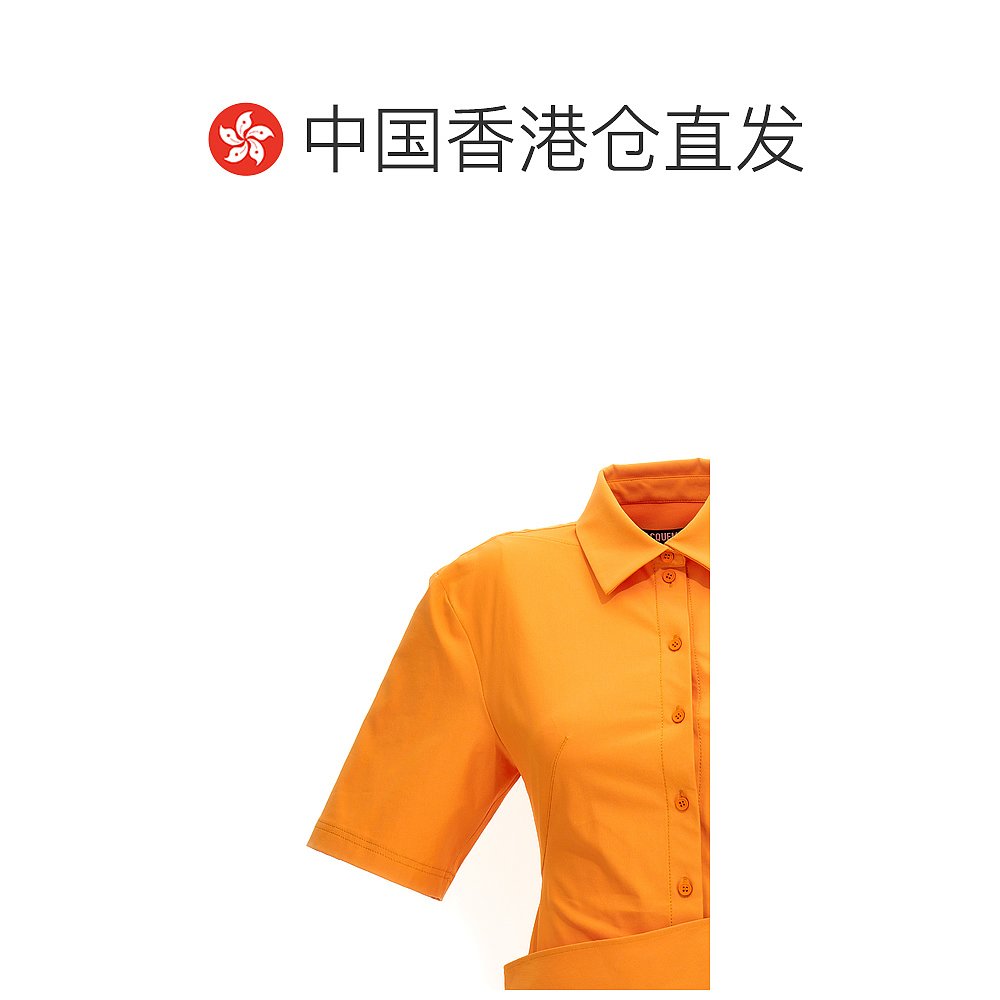 香港直邮Jacquemus女士 La Camisa’长袍连衣裙 23E231DR-图1