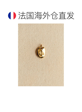 自营欧洲直邮Sezane LÉA女士金色锡质吊坠