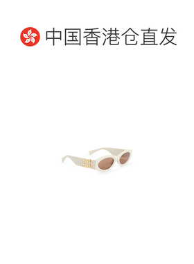 香港直邮MIU MIU 女士眼镜 0MU11WS21D90Q CO 白色 全框太阳镜