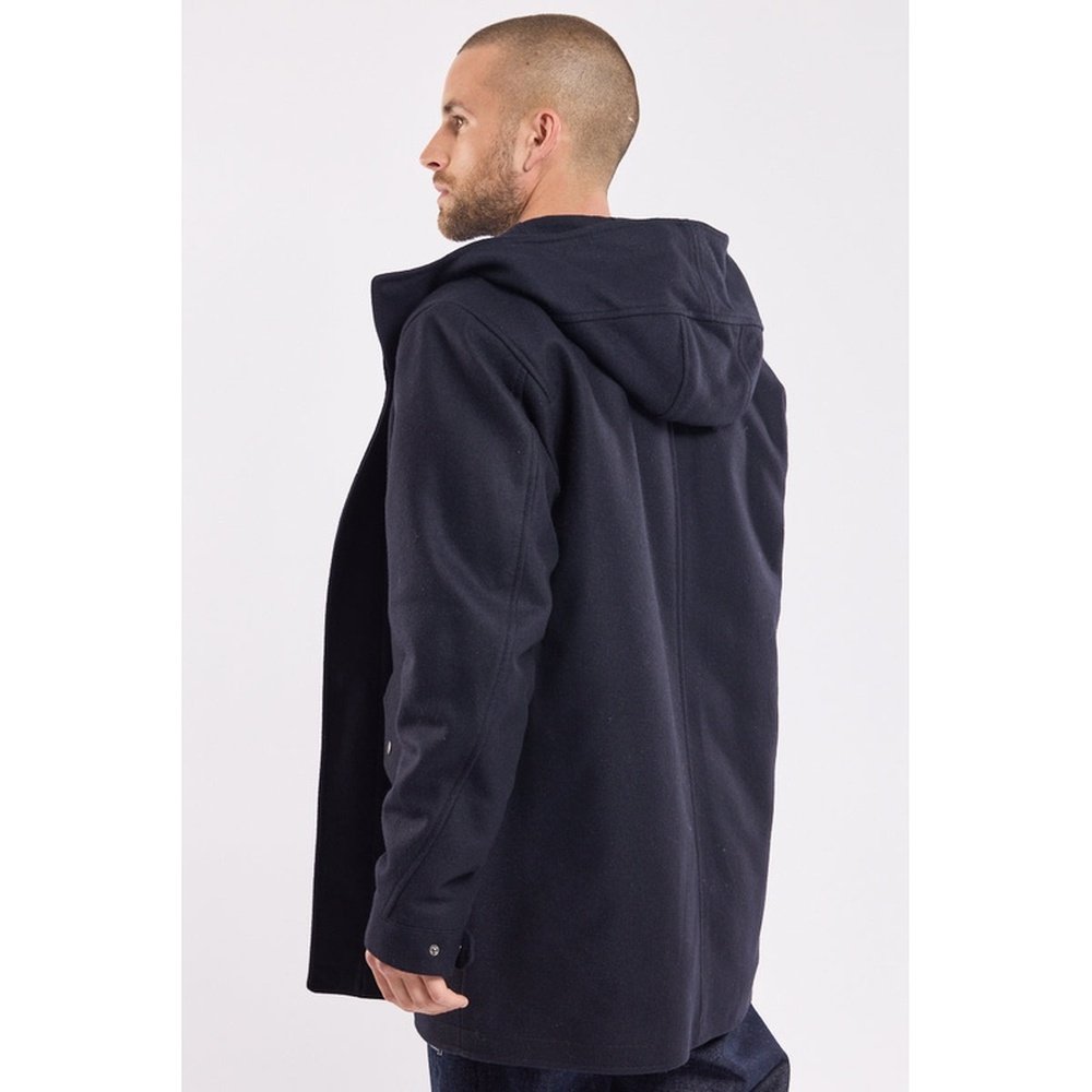 自营欧洲直邮Armor Lux 男士海军蓝羊毛连帽大衣外套男装夹克,淘宝优惠券,粉丝福利购,淘宝优惠卷