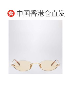 香港直邮Miu Miu 缪缪 女士 徽标太阳眼镜(金/粉) 0MUA54SMET7OE9