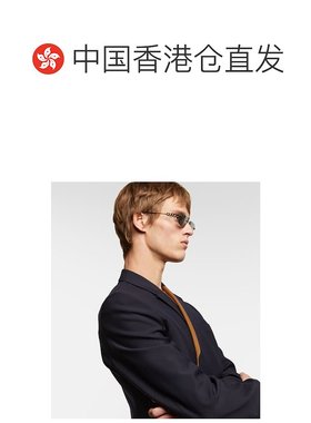 1h可退 香港直邮Gucci 古驰 男士 矩形太阳眼镜 black黑色 舒适时