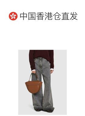 香港直邮Wandler 女士 Hortensia中号皮革单肩包