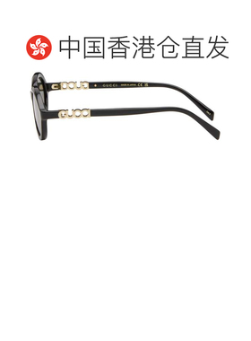 1h可退 香港直邮Gucci 古驰 女士 黑色太阳镜 GG2153S001BLACKBLA