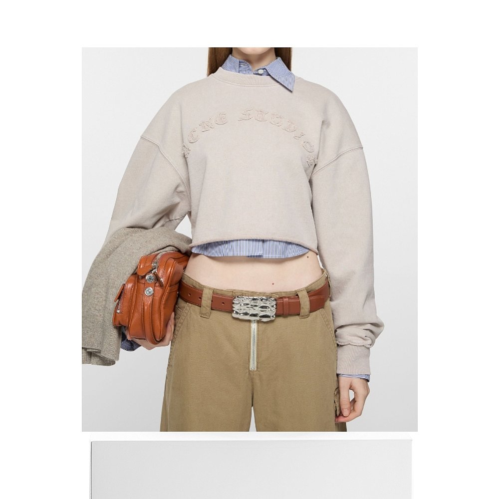 香港直邮Acne Studios 圆领长袖卫衣 AI0158 - 图3