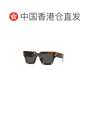 1h可退香港直邮Versace 范思哲 女士 徽标太阳镜 VE44315配饰