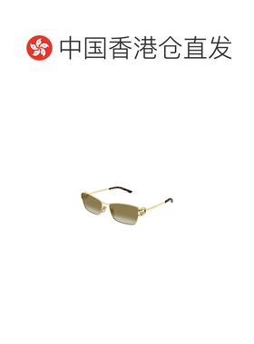香港直邮GUCCI 女士眼镜 GG2045S003 SS2026 绿色 几何太阳镜