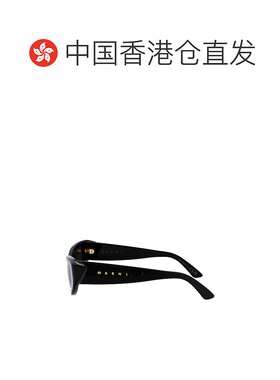1h可退 香港直邮Marni 玛尼 女士 黑色醋纤太阳眼镜 MOABLK