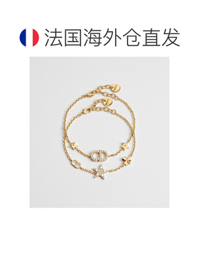 自营1h可退 欧洲直邮Dior迪奥 Clair D Lune女士金色金属镶嵌水晶