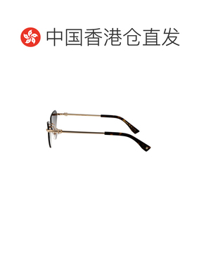 1h可退 香港直邮Dsquared2 二次方 女士 金色绿色金属太阳眼镜 D2