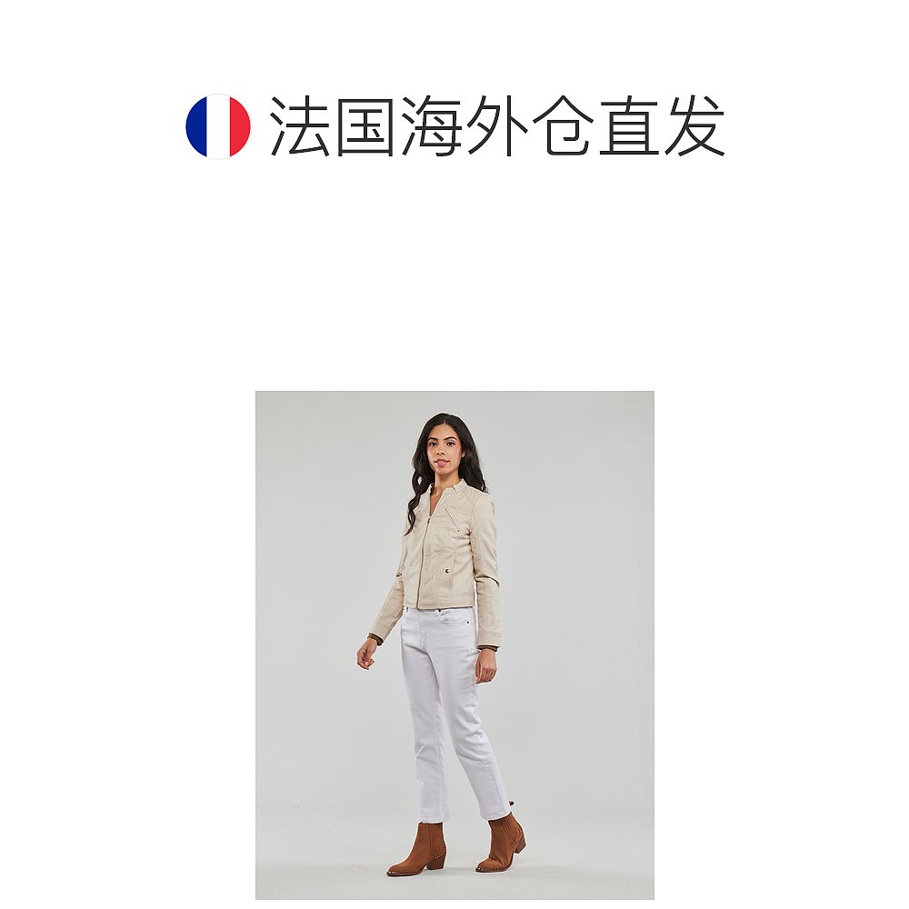 欧洲直邮Vero Moda 女士 VMFAVODONA COATED JACKET NOOS 皮衣/合 - 图1