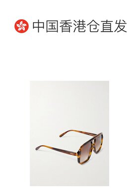 香港直邮LOEWE 罗意威 女士 飞行员龟甲色醋纤太阳眼镜 LW40161U5