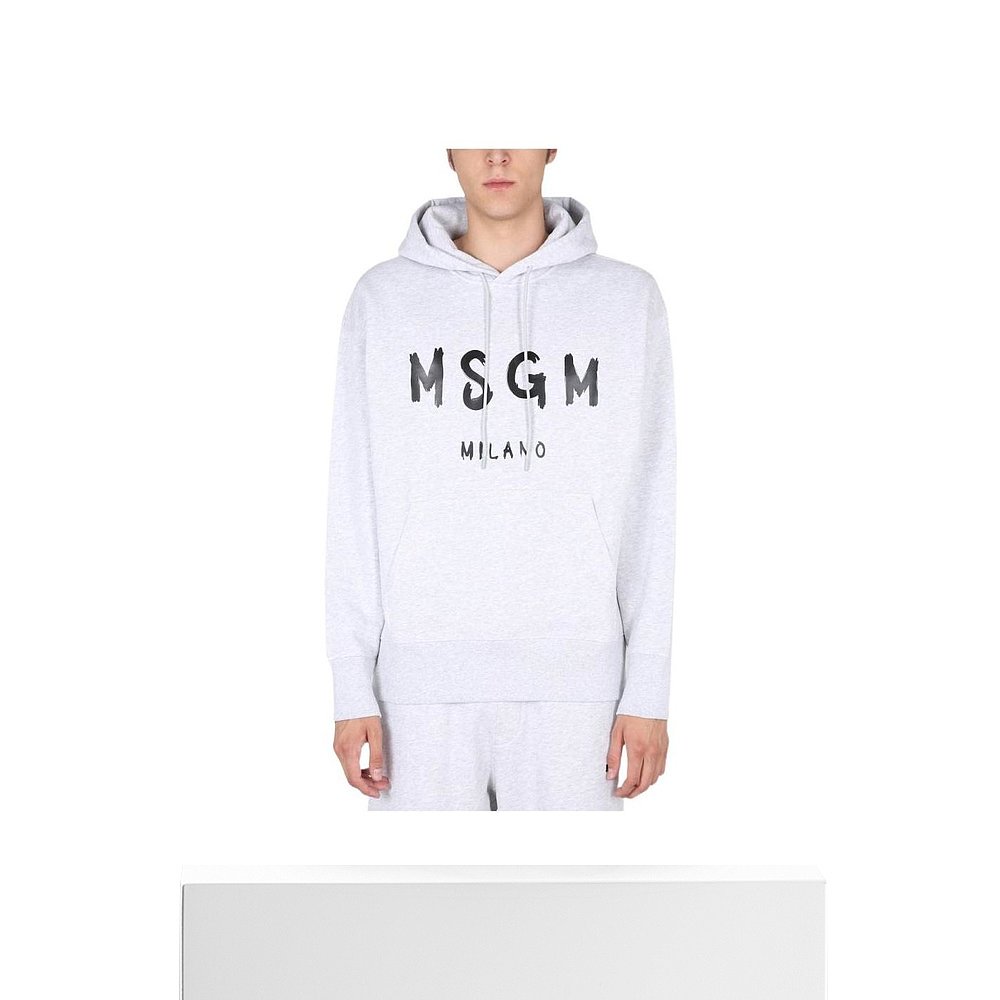 香港直邮MSGM logo印花连帽卫衣 2000MM515200004 - 图3