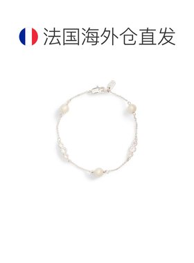 自营欧洲直邮Ralph Lauren拉夫劳伦 女士银色人造珍珠手链
