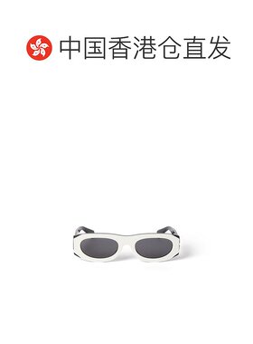 香港直邮Off-white 女士 灰白色橢圓形鏡框太陽眼鏡 OERI13OORLAN