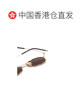 1h可退 香港直邮Thom Browne 圆框太阳镜 Women crov