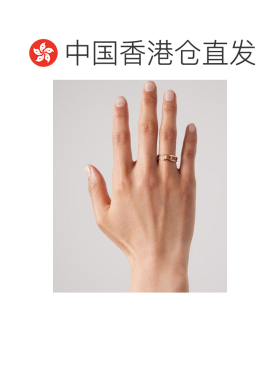 Gucci Interlocking 双戒圈戒指 A000MXJ8500 【付后1h可退】
