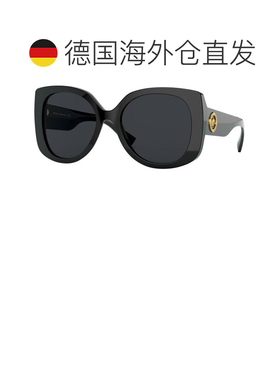 欧洲直邮versace范思哲女士黑色太阳镜潮流百搭质感休闲4387配饰