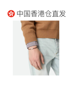 1h可退 香港直邮Bottega Veneta 编织手链 844783V507C银手链配饰