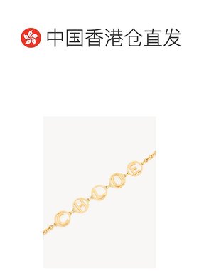 香港直邮Chloe 蔻依 女士 Script 徽标扣板短项链 CH26SJN13CB7