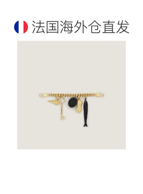 自营欧洲直邮Givenchy纪梵希 Lucky Charms女士金色金属包饰