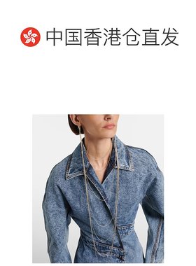 1h可退 香港直邮Alaia 女士 链条项链式耳环 metal金属色 舒适时