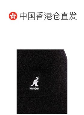 香港直邮KANGOL 黑色袋鼠刺绣渔夫帽 0397BC